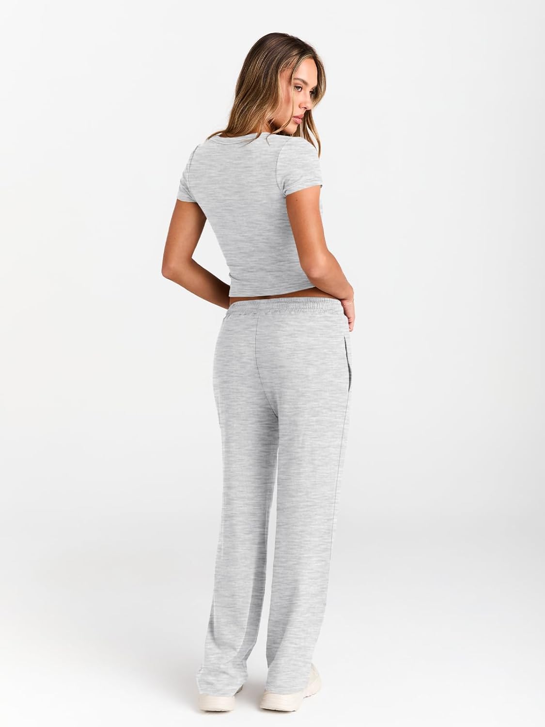 2 Piece Matching Summer Sweatsuit Lounge Set Womens