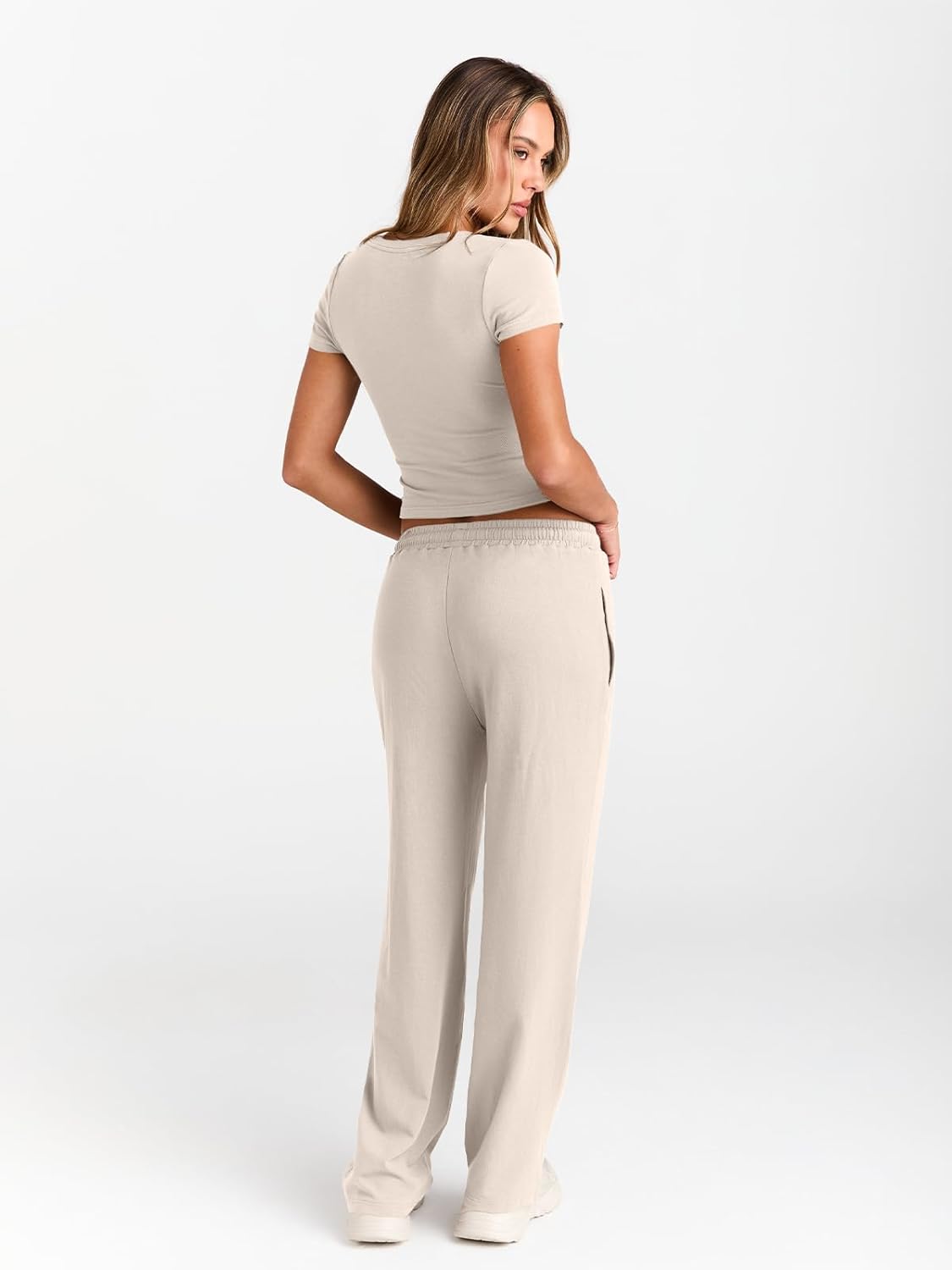 2 Piece Matching Summer Sweatsuit Lounge Set Womens