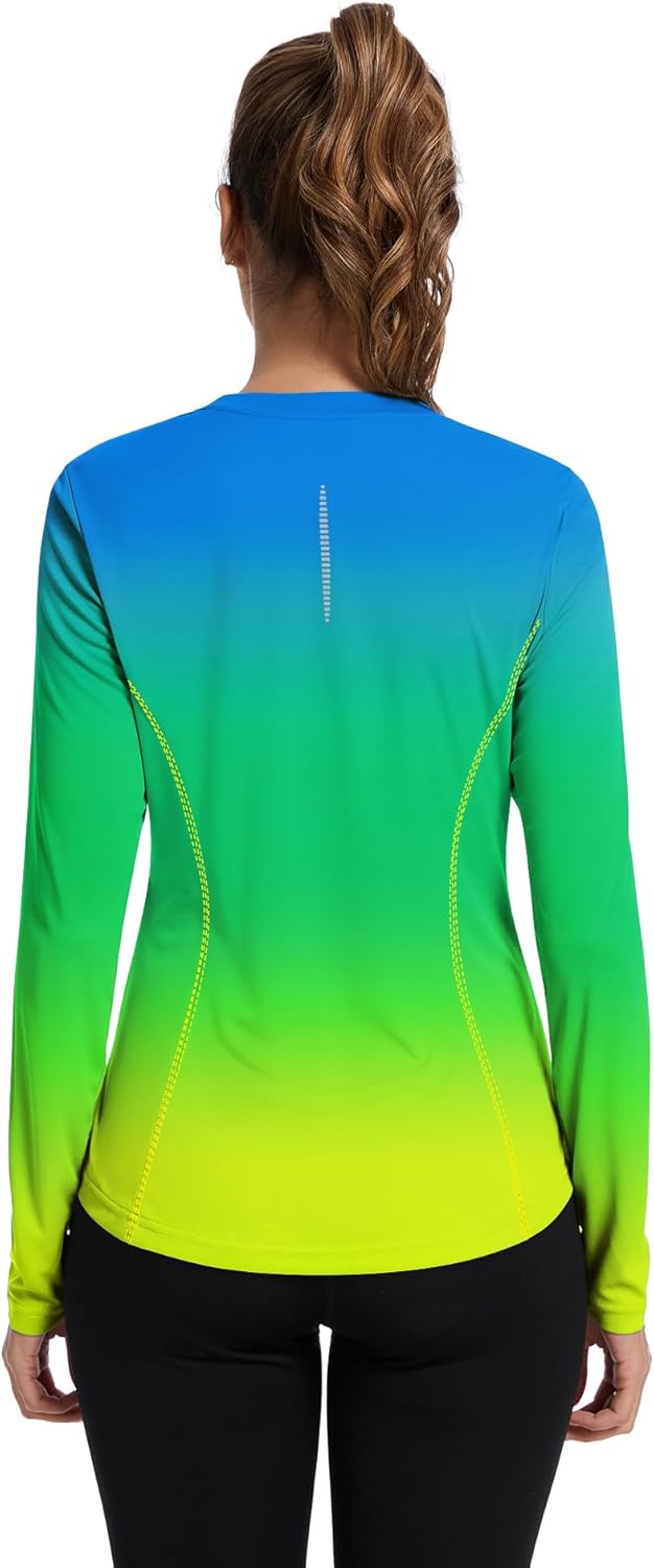 Shirts Long Sleeve with Thumb Holes Workout Sun Shirt Quick Dry Athletic Hiking Running Tops