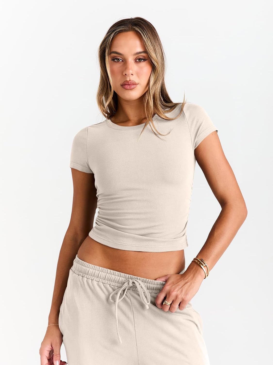 2 Piece Matching Summer Sweatsuit Lounge Set Womens