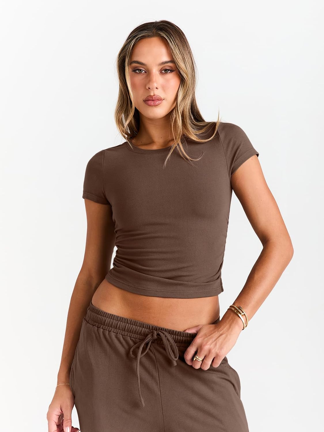 2 Piece Matching Summer Sweatsuit Lounge Set Womens