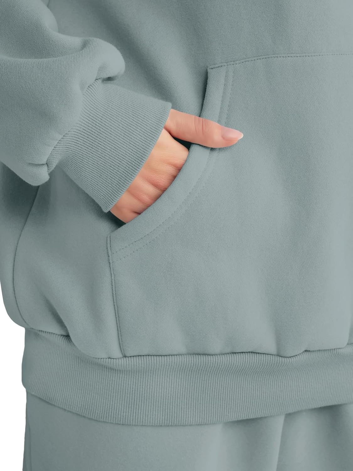 Womens 2 Piece Outfits Lounge Hoodie Sweatsuit Sets Oversized Sweatshirt Baggy Fall Fashion Sweatpants with Pockets