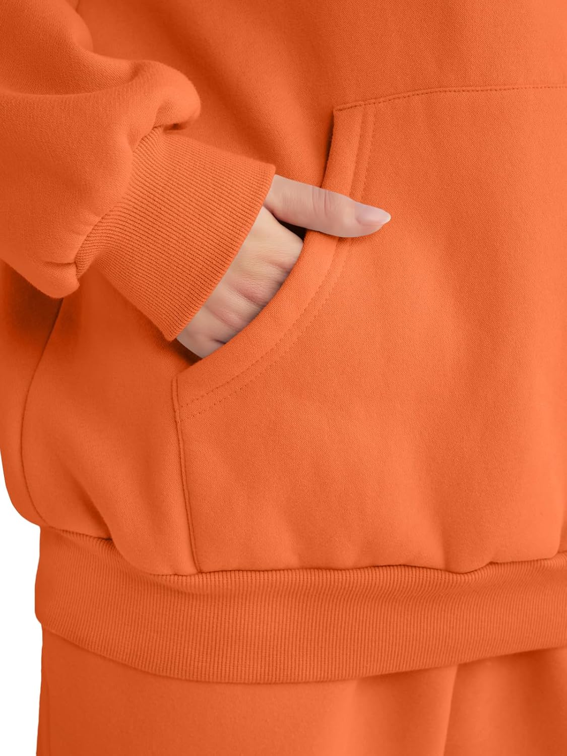 Womens 2 Piece Outfits Lounge Hoodie Sweatsuit Sets Oversized Sweatshirt Baggy Fall Fashion Sweatpants with Pockets