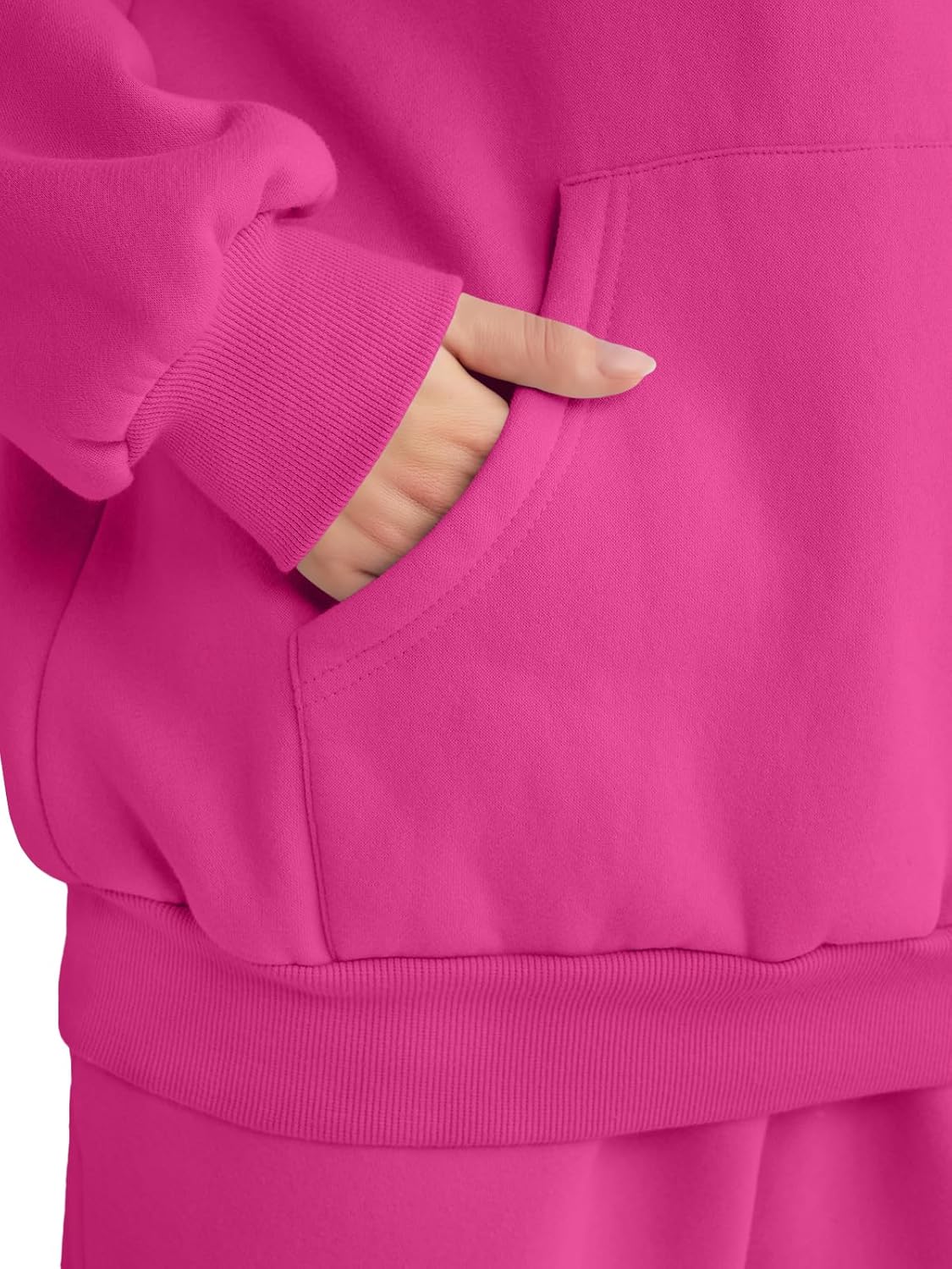 Womens 2 Piece Outfits Lounge Hoodie Sweatsuit Sets Oversized Sweatshirt Baggy Fall Fashion Sweatpants with Pockets