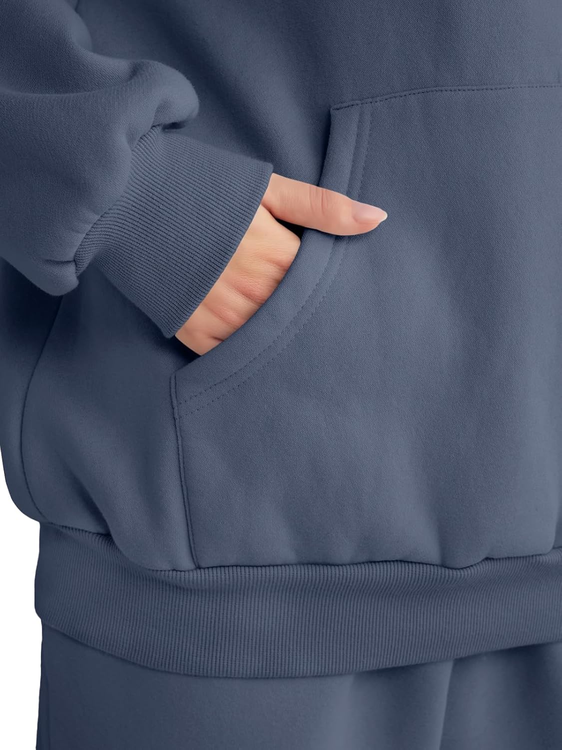 Womens 2 Piece Outfits Lounge Hoodie Sweatsuit Sets Oversized Sweatshirt Baggy Fall Fashion Sweatpants with Pockets