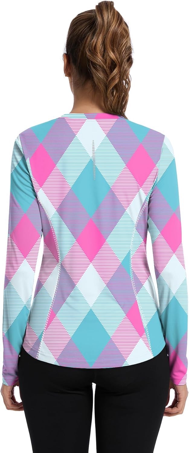 Shirts Long Sleeve with Thumb Holes Workout Sun Shirt Quick Dry Athletic Hiking Running Tops