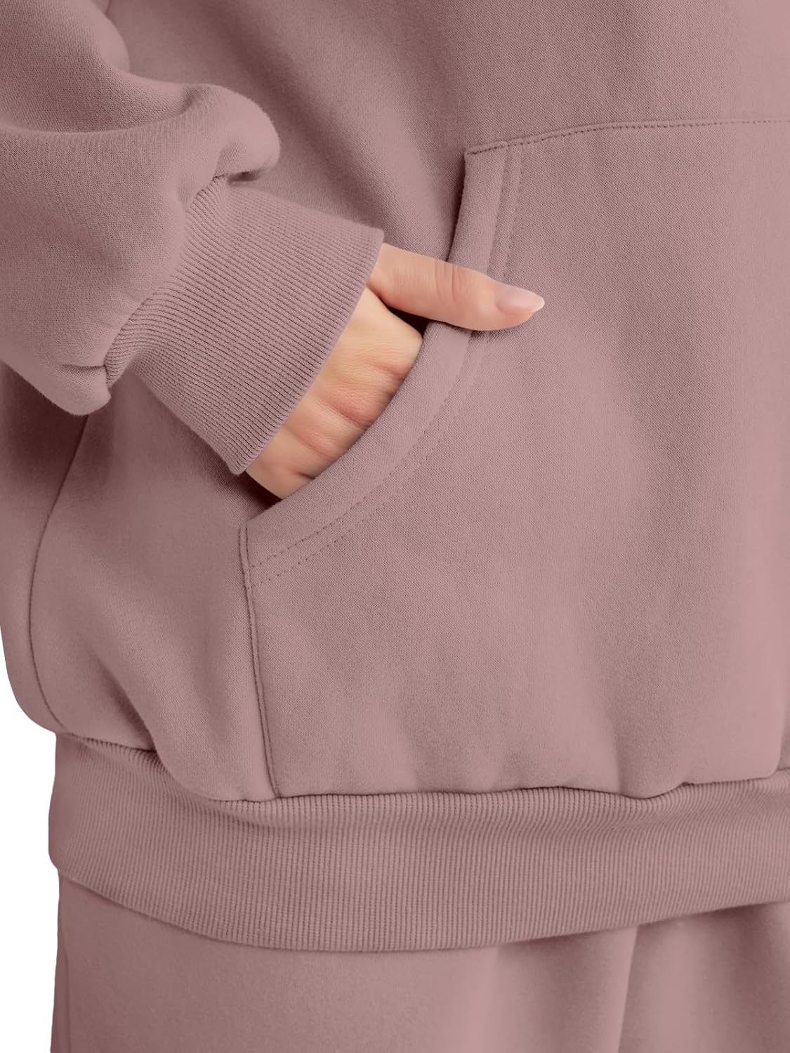 Womens 2 Piece Outfits Lounge Hoodie Sweatsuit Sets Oversized Sweatshirt Baggy Fall Fashion Sweatpants with Pockets