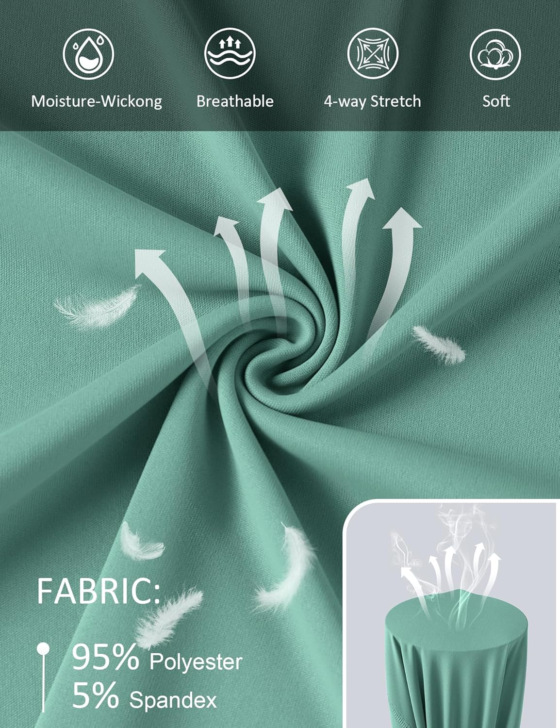 Shirts Long Sleeve with Thumb Holes Workout Sun Shirt Quick Dry Athletic Hiking Running Tops