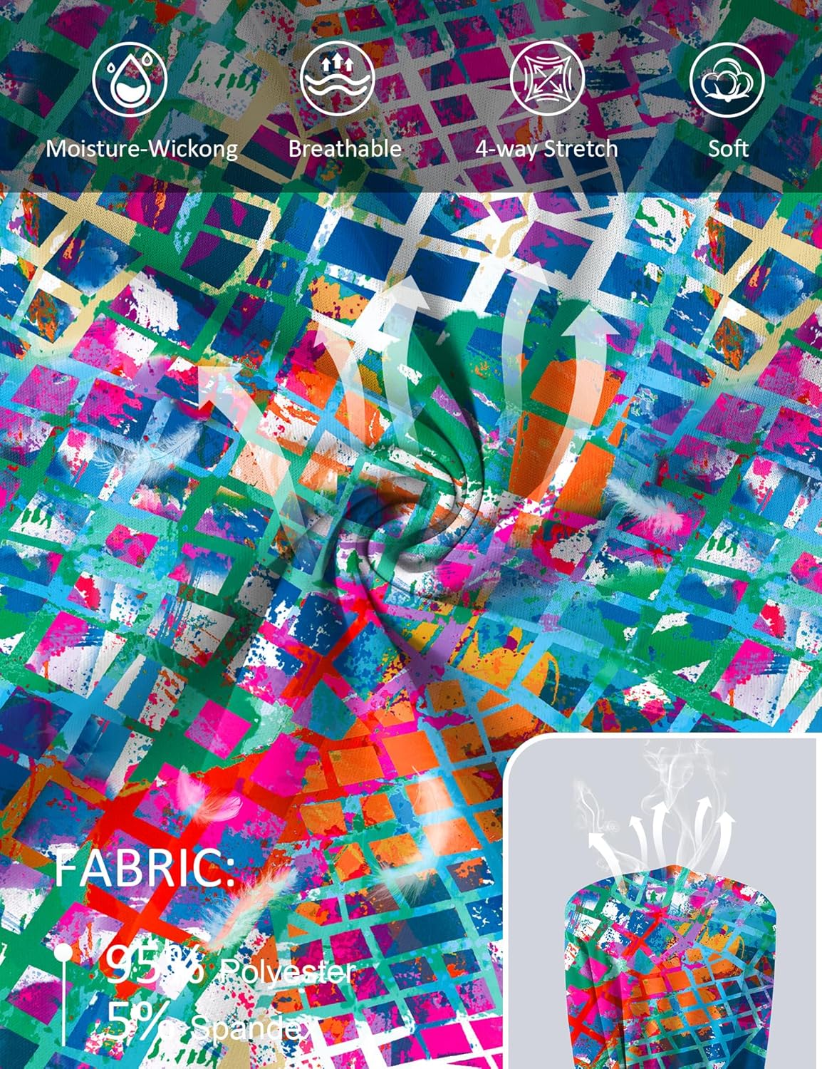 Shirts Long Sleeve with Thumb Holes Workout Sun Shirt Quick Dry Athletic Hiking Running Tops